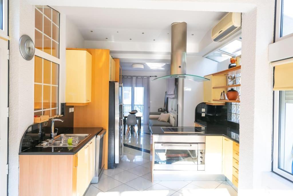 Pool Sea View Holiday Home Close To The Beach Kavala Extérieur photo