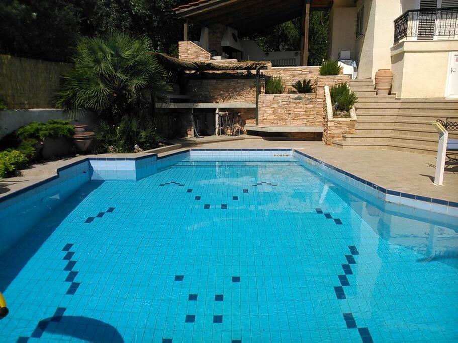 Pool Sea View Holiday Home Close To The Beach Kavala Extérieur photo